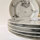 6 flat plates Bernardaud Limoges model Marie Antoinette