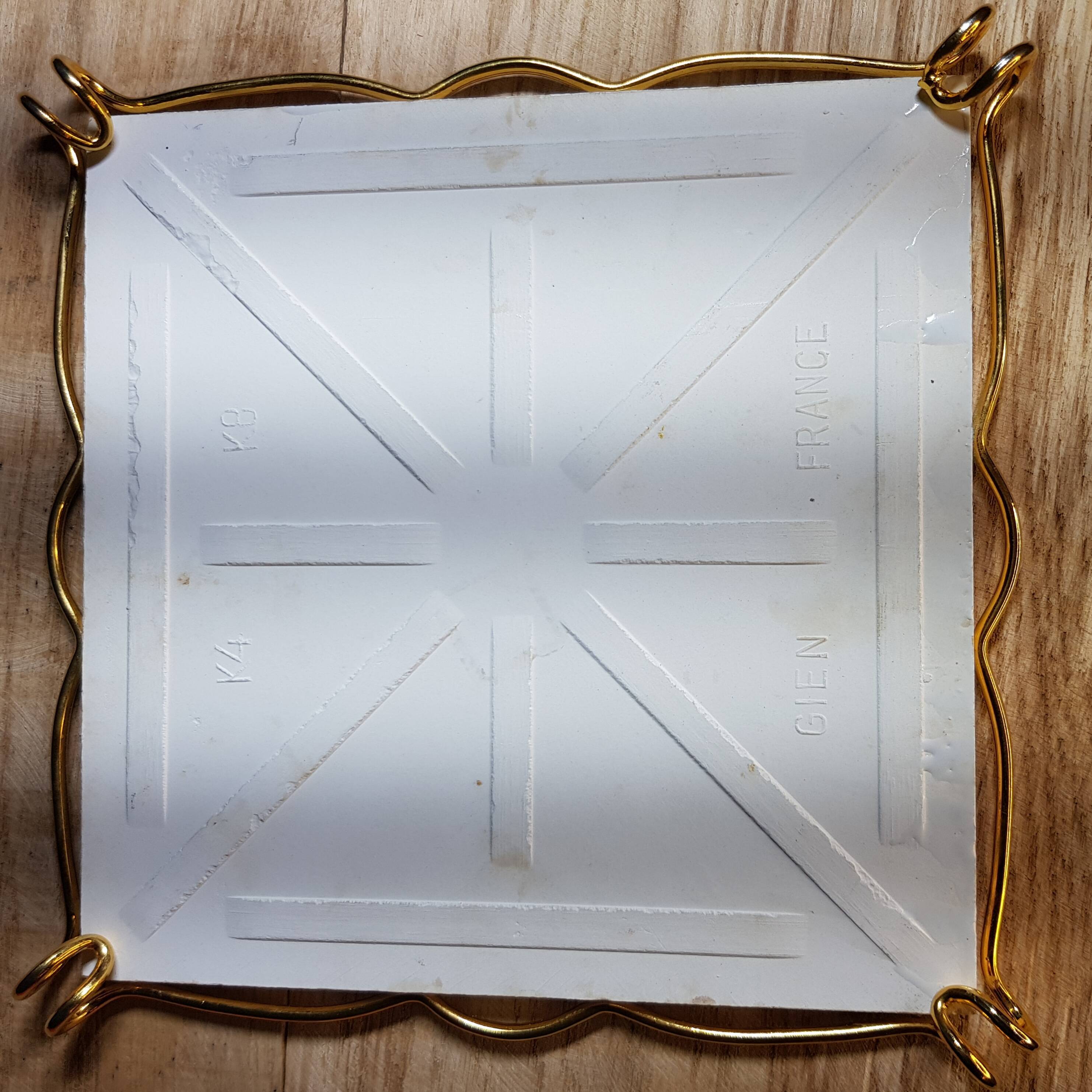 Gien earthenware trifle