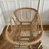 Rattan cradle