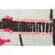 1970s Vintage Turkish Hand-Knotted Wool Cotton White Runner Rug 92x330