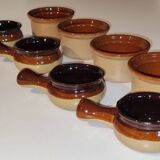 Vintage stoneware ramekins and casseroles