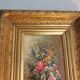 Oil on panel "Bouquet of flowers" signed Robert Mogisse