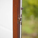 Psyche wood, mirror on wooden foot