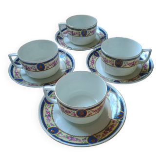Tasses à café ou à thé en porcelaine de Tchécoslovaquie