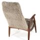 Mid century modern Armchair brown doodle (1) - total restoration - unique