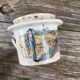Pot, terrine en faience d'Obernai, Sarreguemines