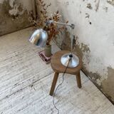 Artisanal bohemian chrome lamp