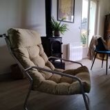 Tubular armchairs from the 70s