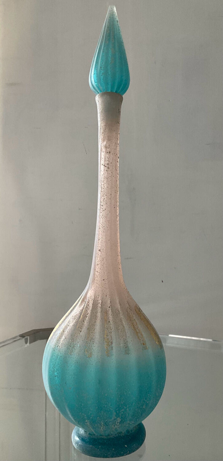 Vintage Scavo carafe in glass paste 60s