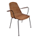 Wicker chair with Campo and Graffi armrests from the 60s.