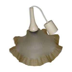 Suspension en verre opaline
