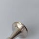 Silver metal candlestick holder