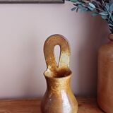 Stoneware wall pot