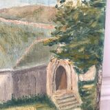 Oil on canvas landscape