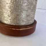Vintage umbrella stand with wood accents