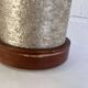 Vintage umbrella stand with wood accents