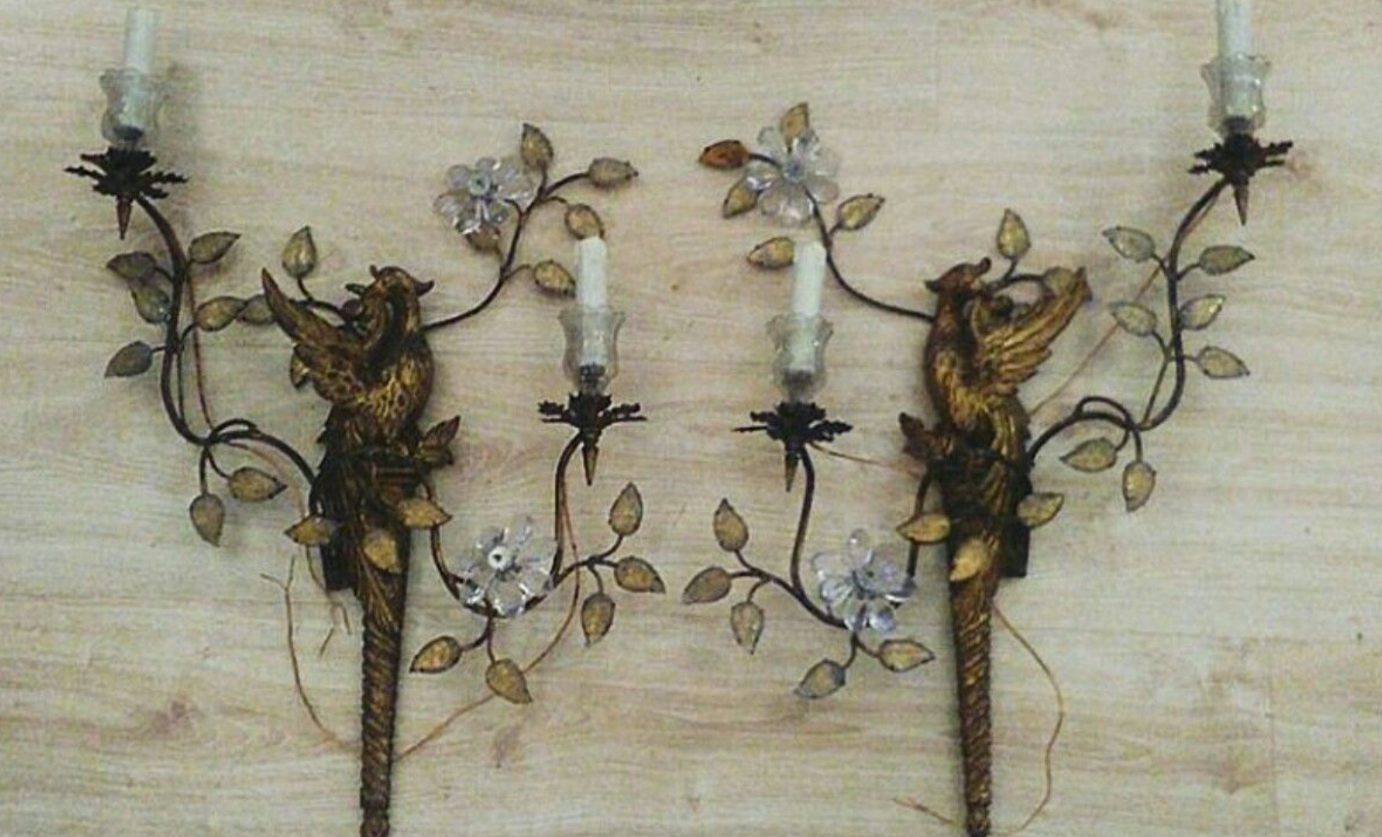 Wall lamps of Maison Baguès France 1940