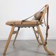 Fauteuil danois avec sangles en toile et cuir, XXe siècle