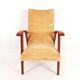 Fauteuil vintage velours côtelé