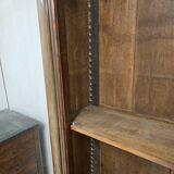 Antique walnut display case - Louis Philippe period