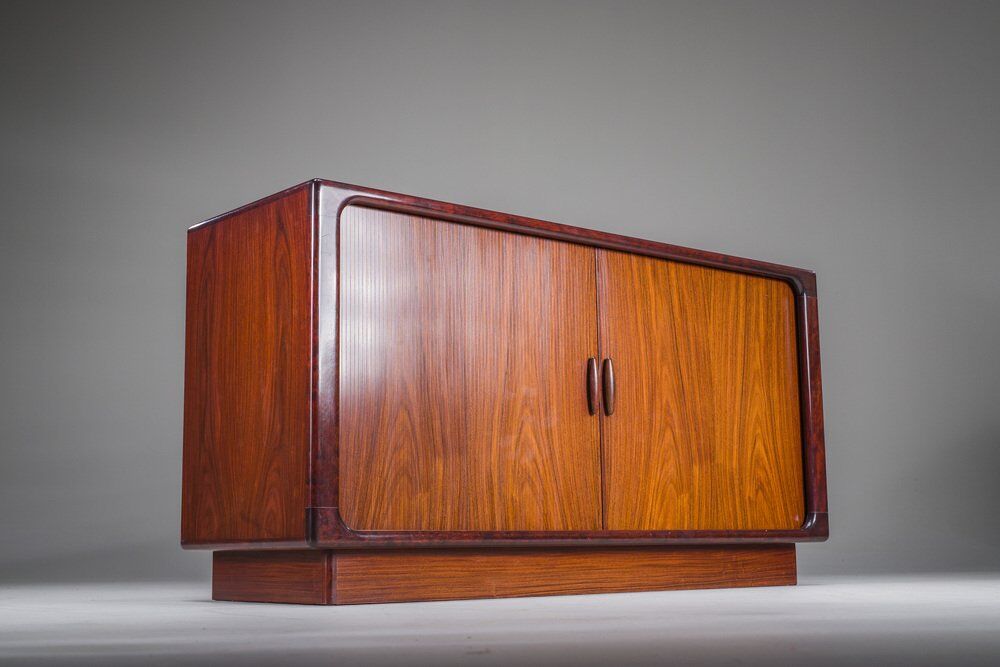 Danish rosewood tambour sideboard from Dyrlund, 1960s