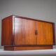 Danish rosewood tambour sideboard from Dyrlund, 1960s