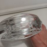 Pair of crystal candle holders from Vannes Le Chatel