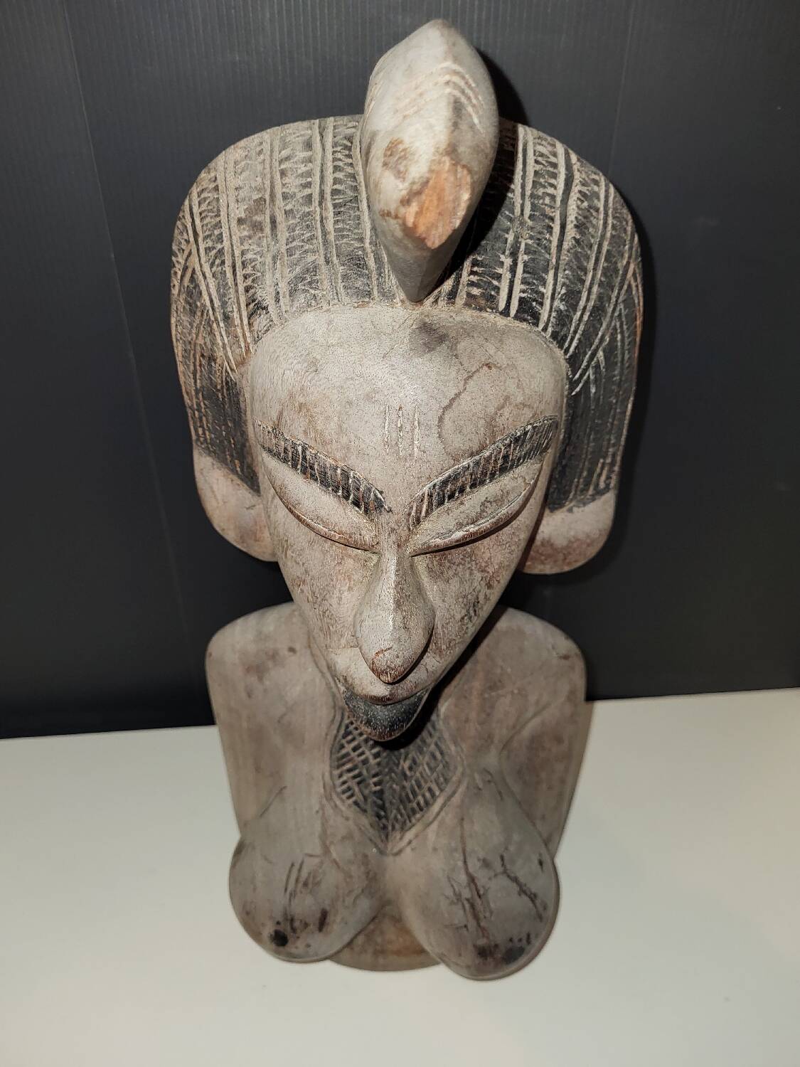 African woman bust