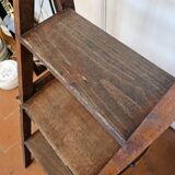 Chaise escabeau de bibliothèque