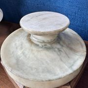 Beautiful footed bowl/trinket dish in alabaster.