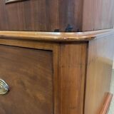 19th-century English mahogany library