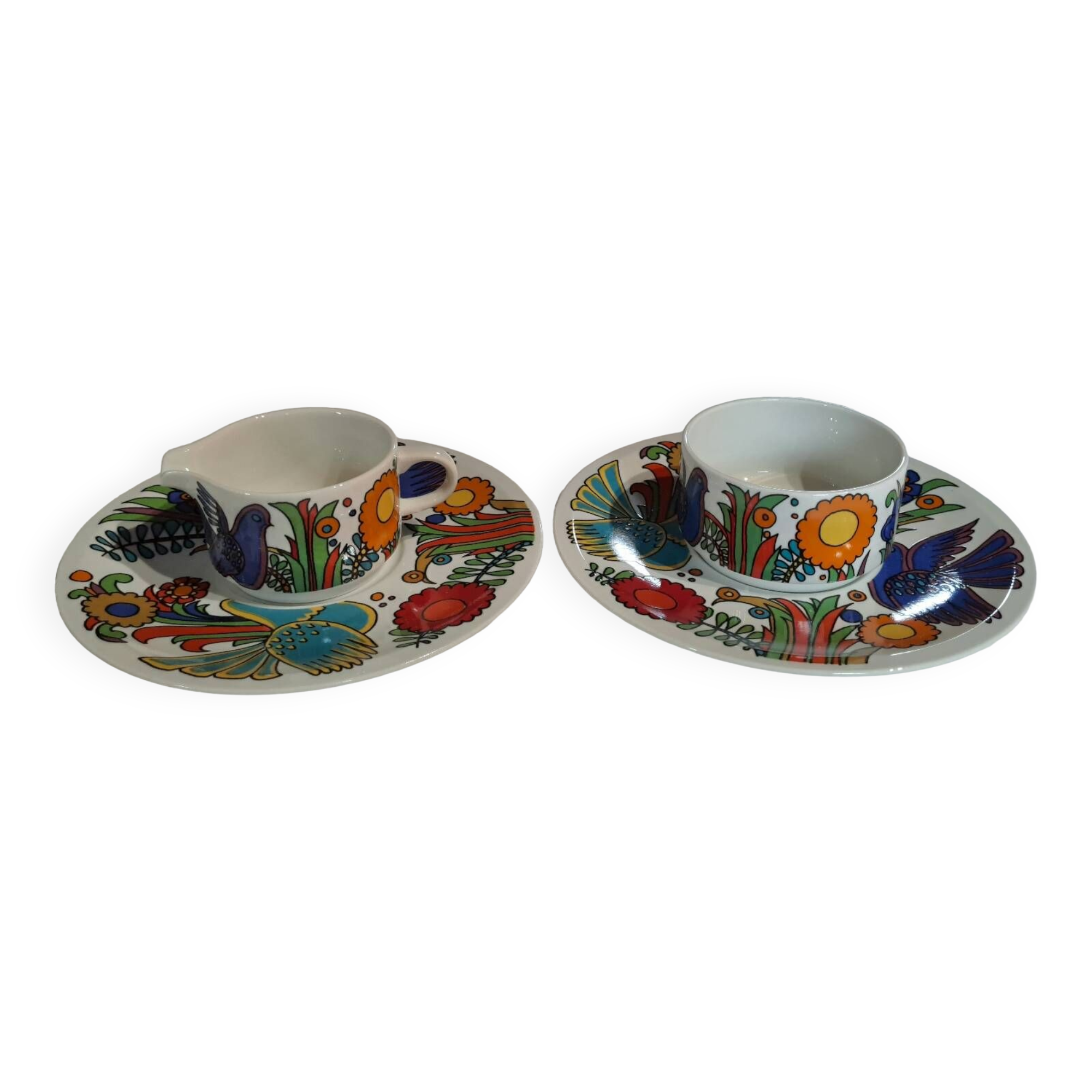 Villeroy and Boch Acapulco model ramekin creamer saucer set