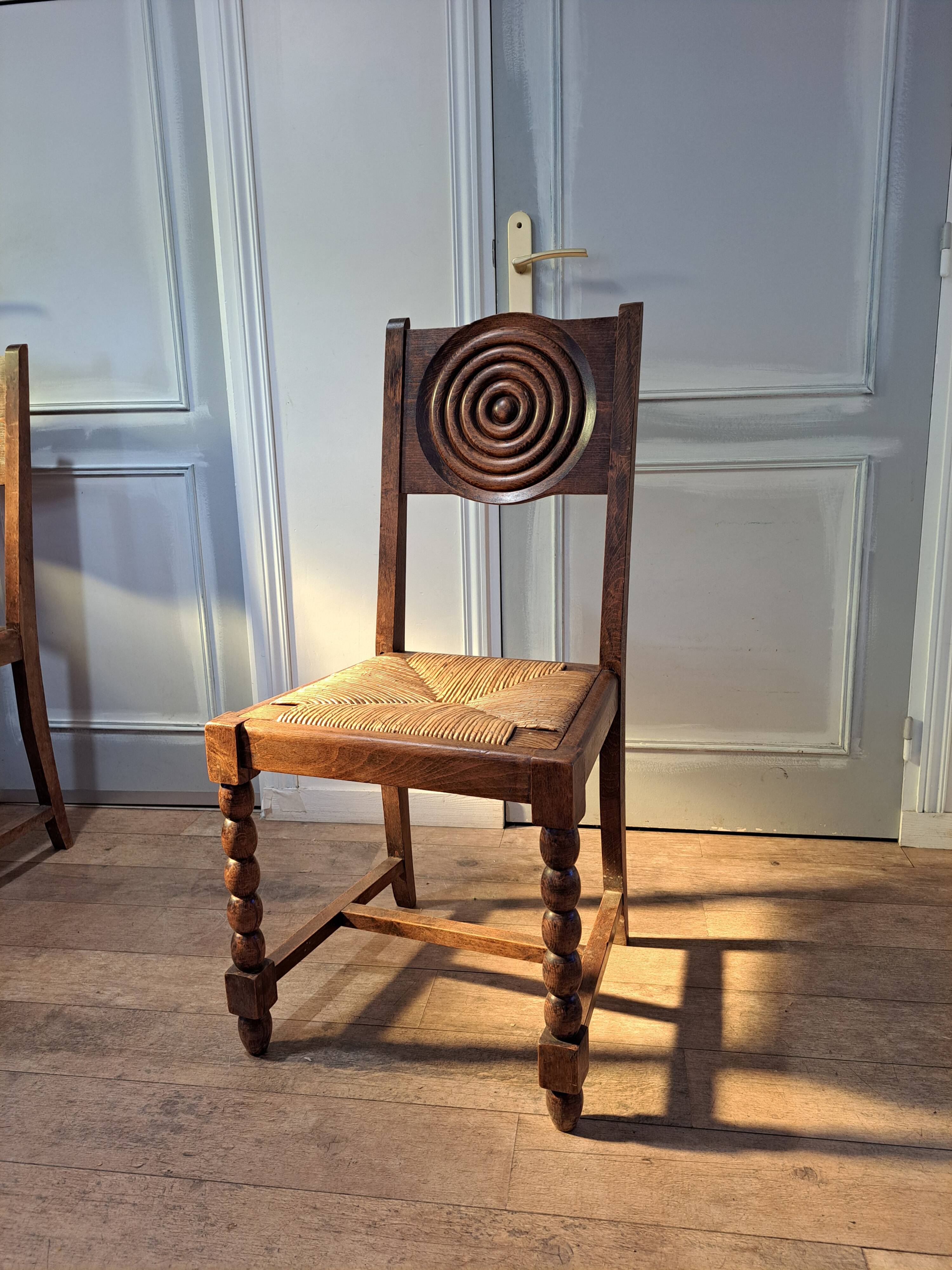 6 arts and crafts chairs