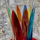 Multicolor vase signed cc zecchin - size xxl