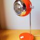 Orange eyeball lamp, G.Reggiani 70s
