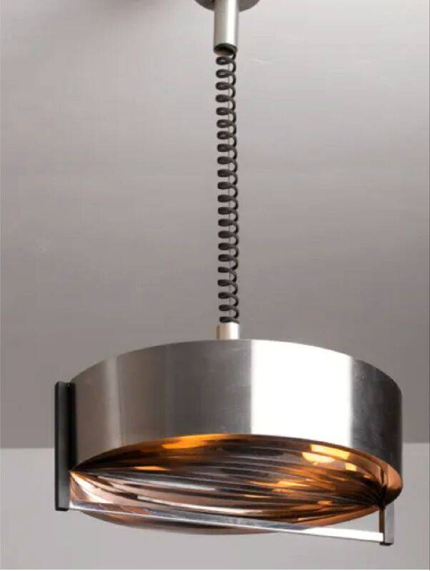 Vintage Pendant Lamp • Jean Gandelin • 1960 • Space Age