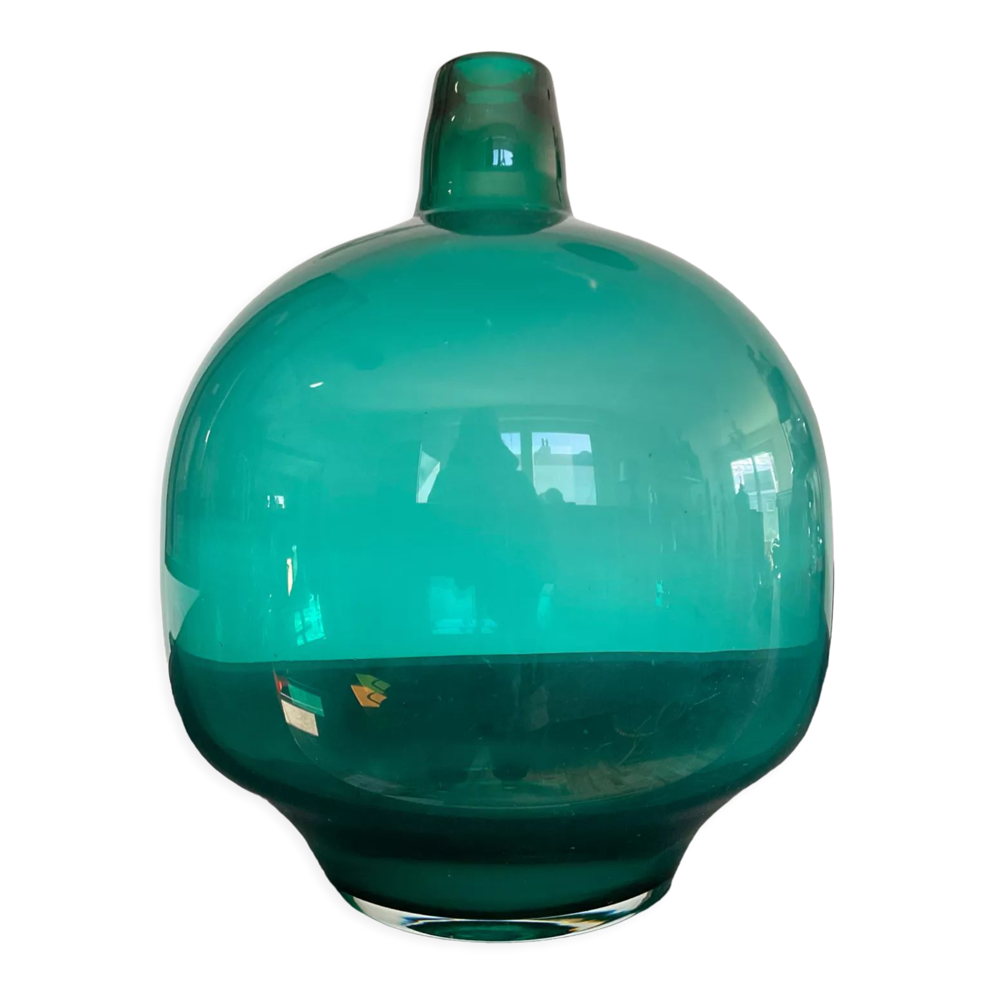 Vintage glass paste vase