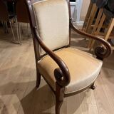Empire style mahogany armchair