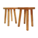 Duo de tabourets de fabrication artisanale 1970