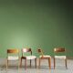 4 chaises années 70