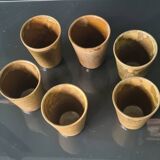 Lot de 6 Mugs en terre cuite : Digoin
