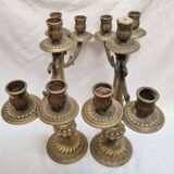Bronze candlesticks
