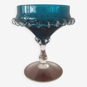 Small murano blown glass cup