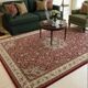 Oriental house rug with patterns