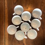 Série de 9 tasses anciennes
