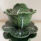 Vintage Caldas ceramic green cabbage tureen