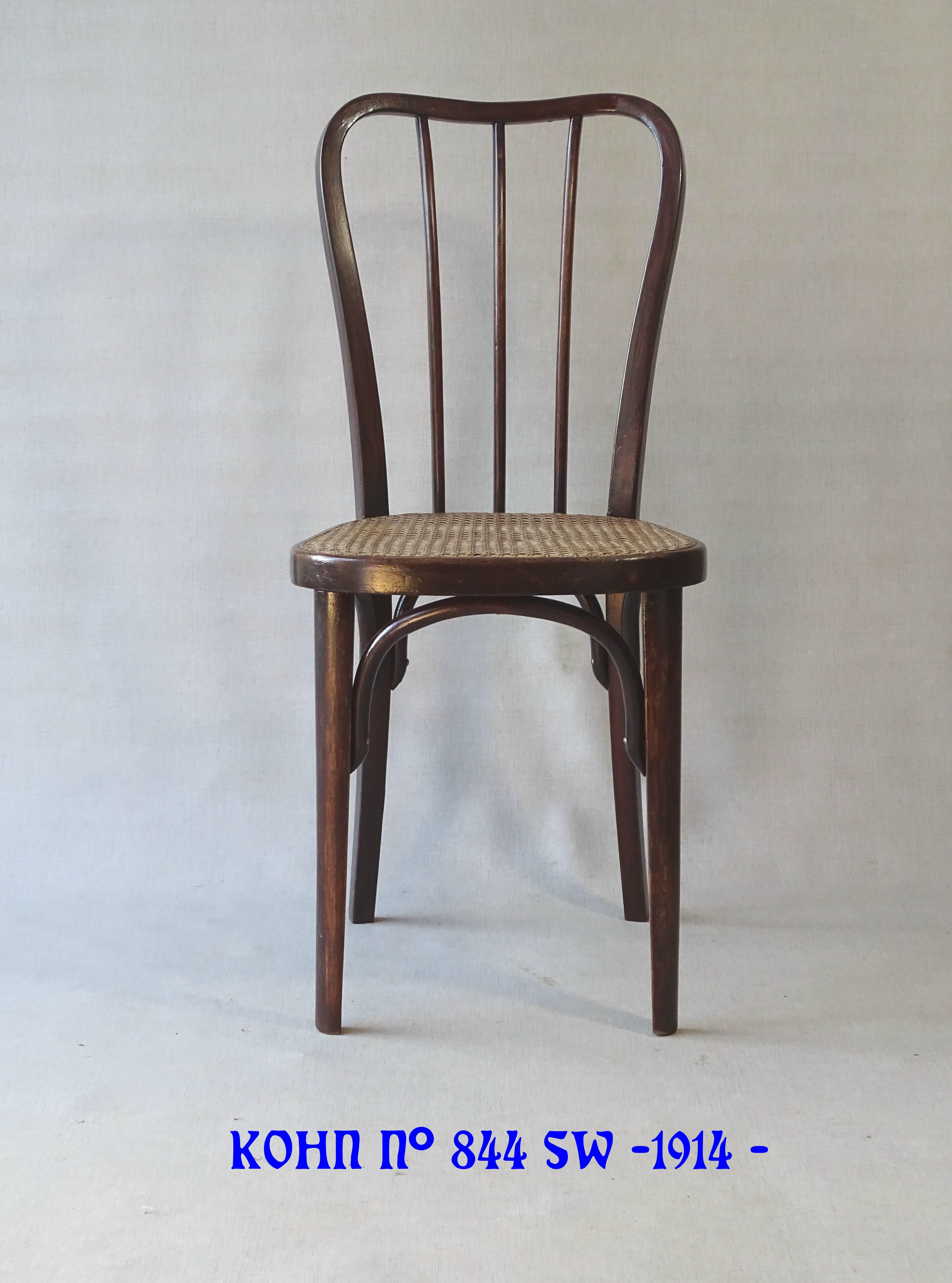 Bistro chair KOHN N°844 SW, 1915 Vienna Secession