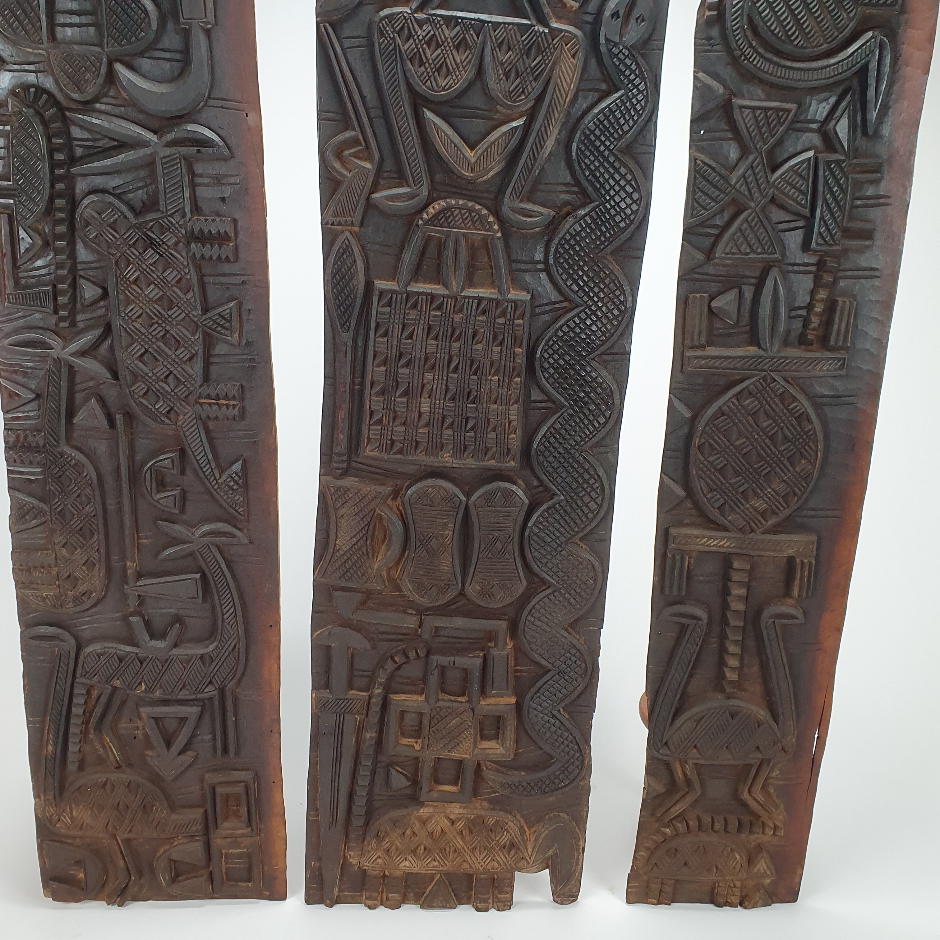 3 part door panel from the Nupe people of Nigeria, 1920s