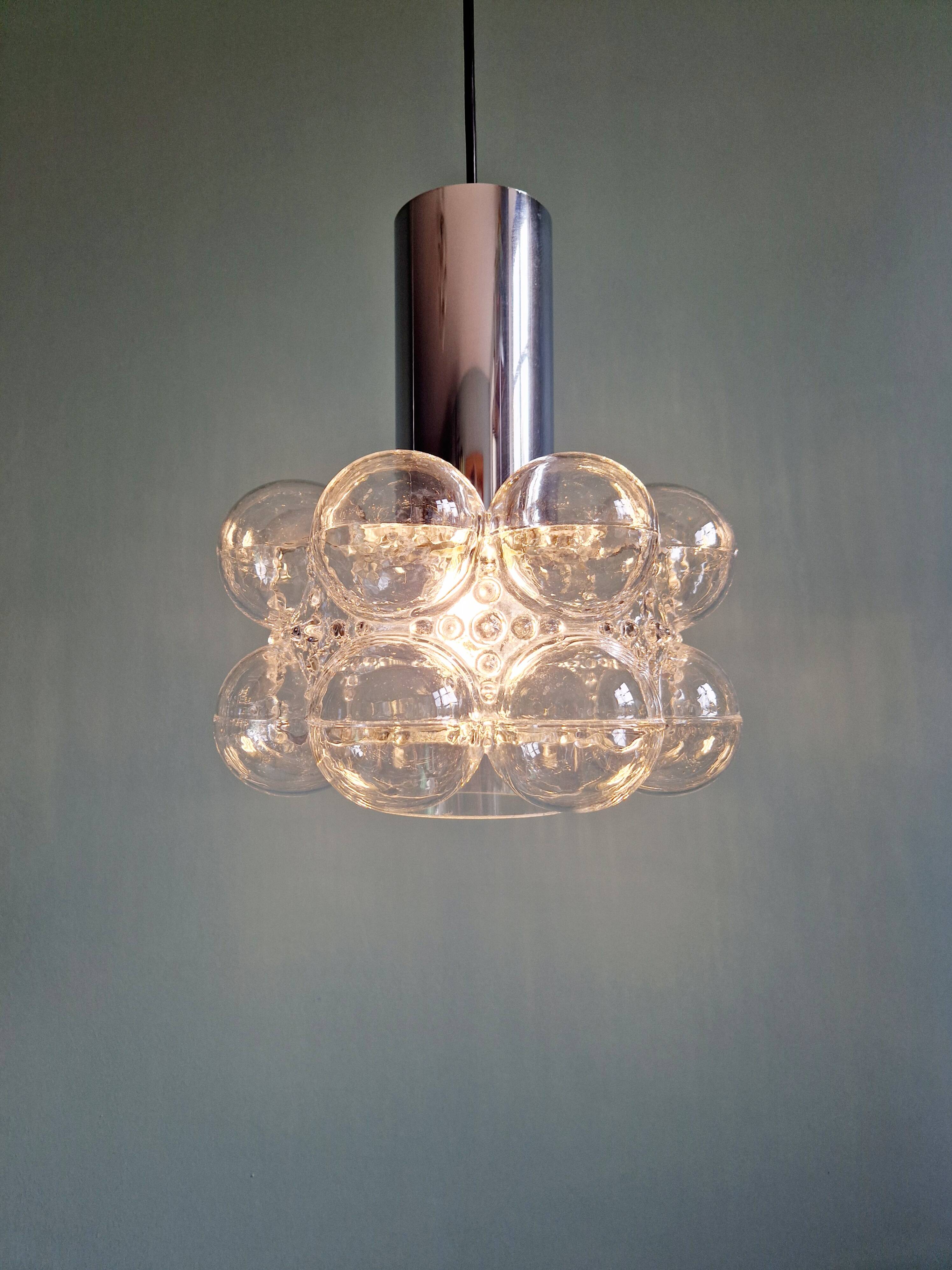 Suspension Bubble glass, design Helena Tynell, 1970
