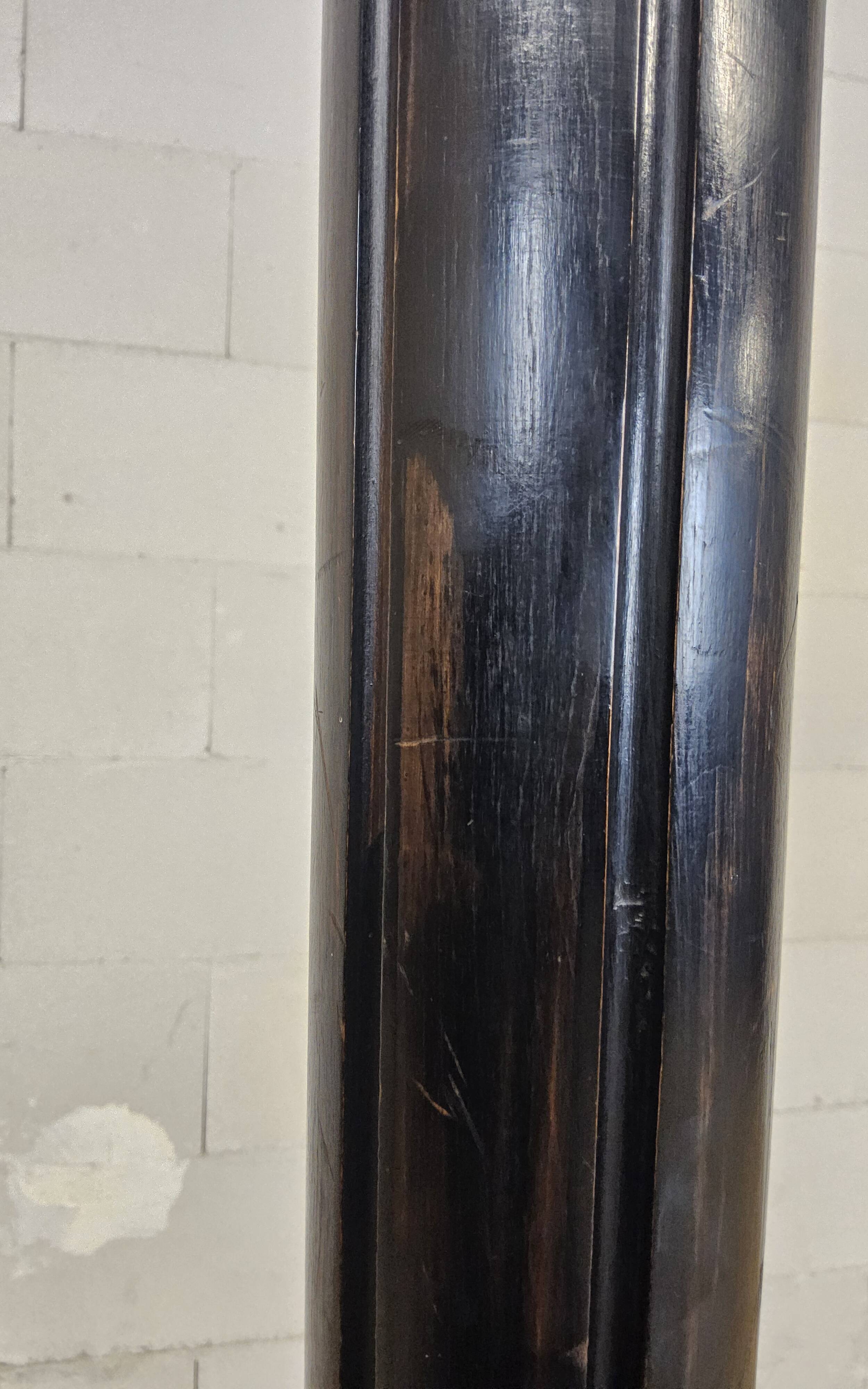Antique wooden plant stand / pedestal / plinth